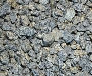 Grey granite crushed aggregate