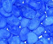 Sea Glass Pebbles blue